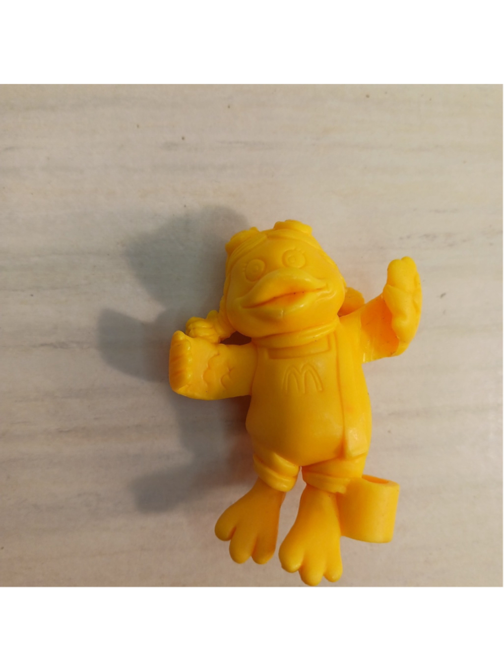 McDonald's Drinking Straw Hugger Topper Yellow Birdie